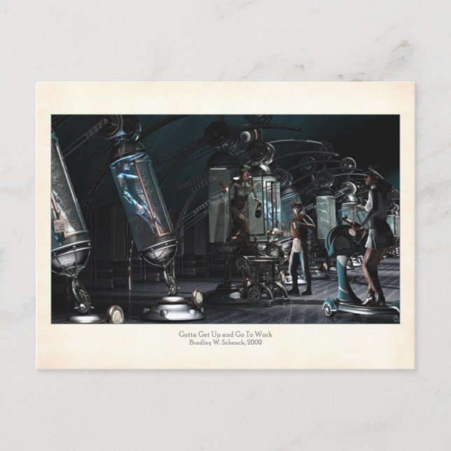 Devez-Vous Et Aller Au Travail Carte Postale (Devant)