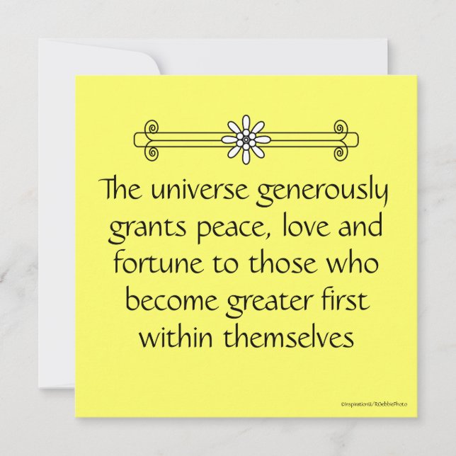 Deviennent une plus grande invitation de première (Devant)