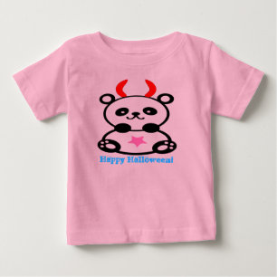 ♫ ♥ Devil Baby Panda Säugling Bio Strampler
