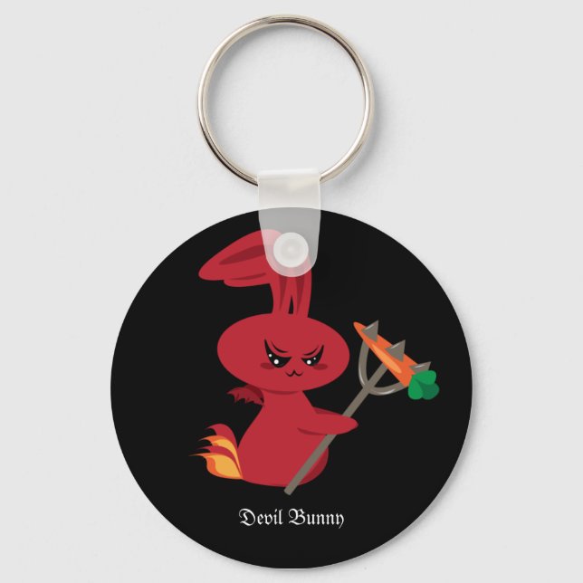Devil Bunny Schlüsselanhänger (Vorderseite)