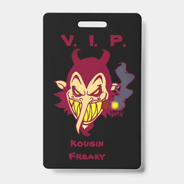 Devil Cigar Abzeichen Ausweis (Vorderseite)