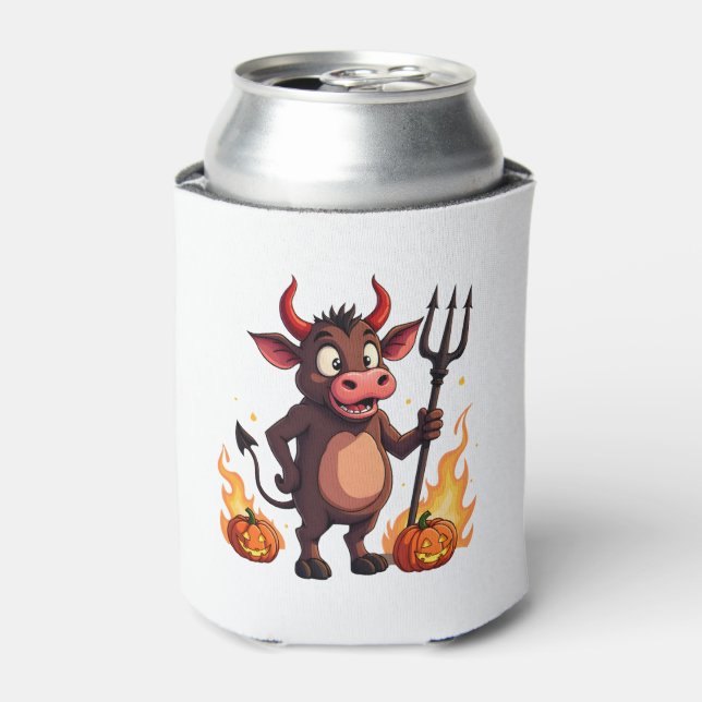 Devil Cow Mischief Dosenkühler (Kanne Vorderseite)