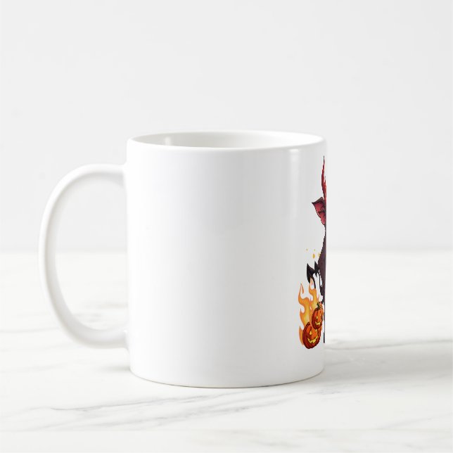 Devil Cow Mischief Kaffeetasse (Links)