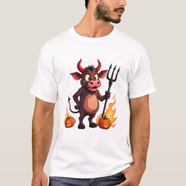Devil Cow Mischief T-Shirt (Vorderseite)