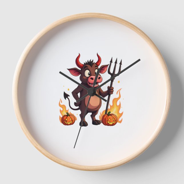 Devil Cow Mischief Uhr (Vorderseite)