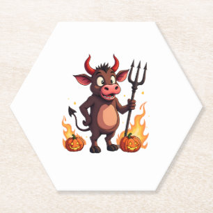 Devil Cow Mischief Untersetzer