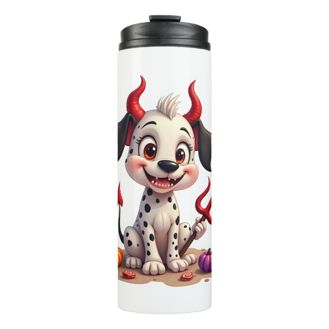 Devil Dalmatiner Mischief Thermosbecher (Vorderseite)