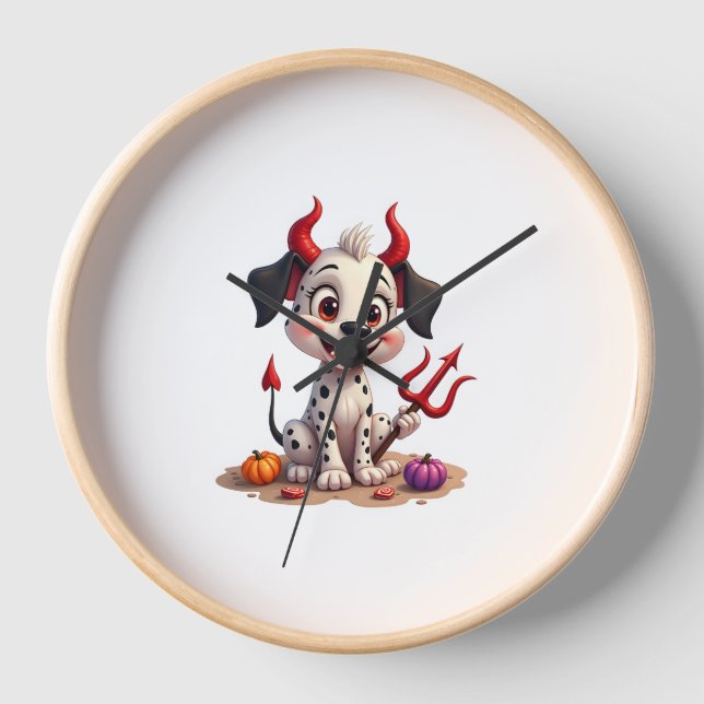 Devil Dalmatiner Mischief Uhr (Vorderseite)