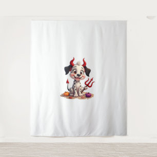 Devil Dalmatiner Mischief Wandteppich