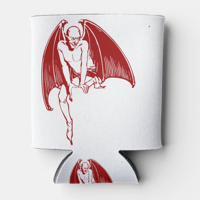 Devil Evil Demon Monster Wings Gothic Dosenkühler (Vorderseite)