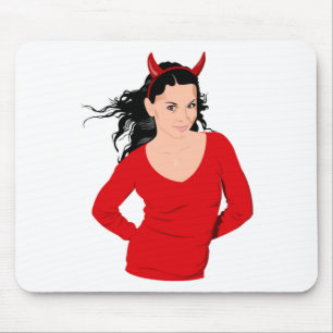 DEVIL GIRL MOUSEPAD