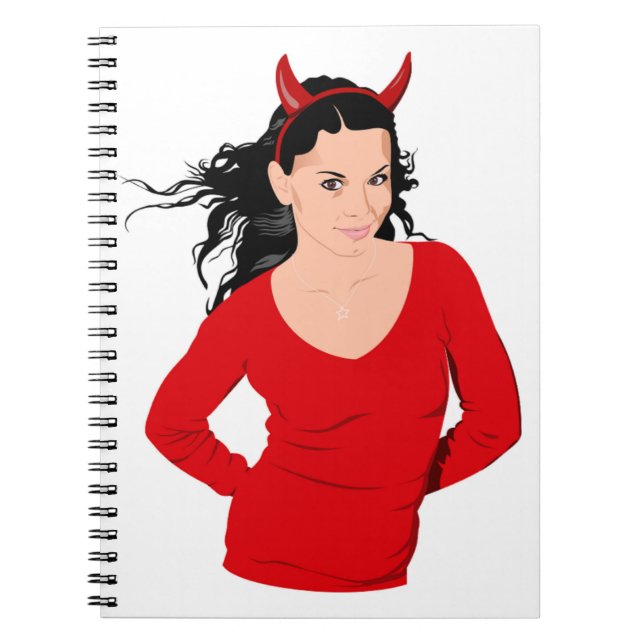 DEVIL GIRL NOTIZBLOCK (Vorderseite)