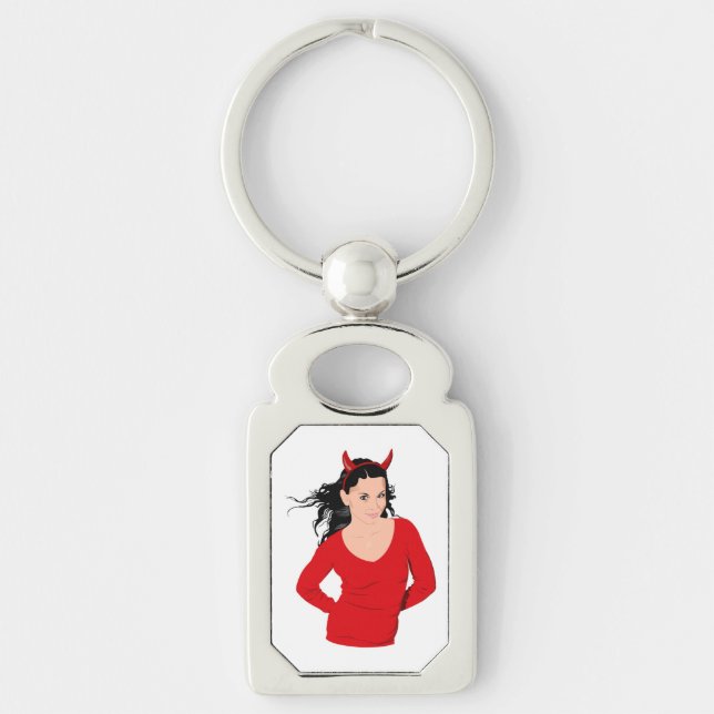 DEVIL GIRL SCHLÜSSELANHÄNGER (Vorderseite)