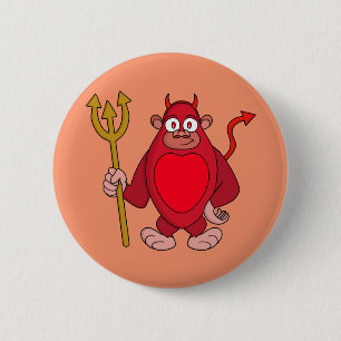 Devil Gorilla Button