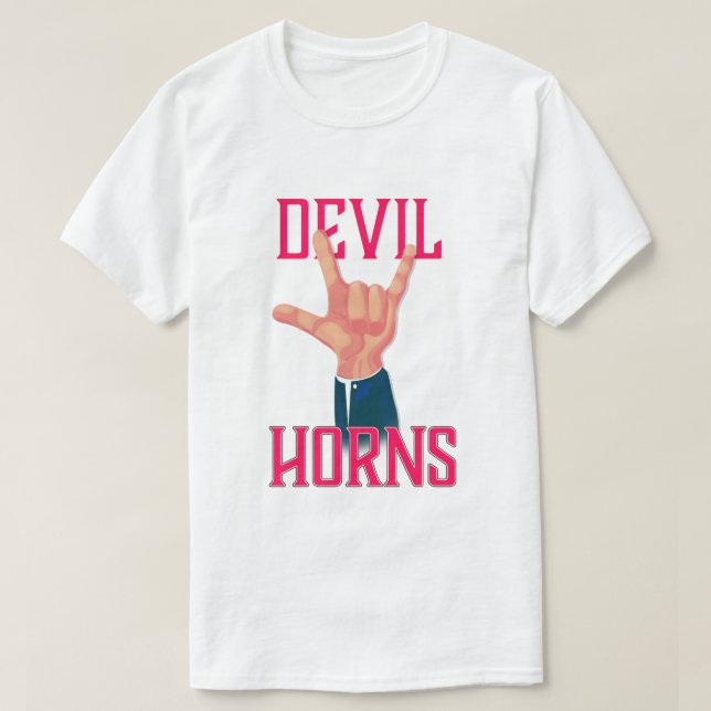 Devil Horns T-Shirt (Design vorne)