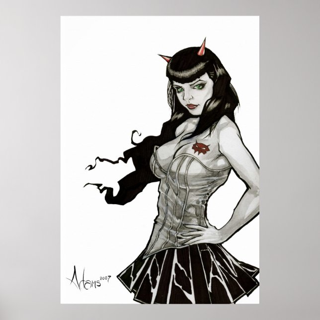 Devil in Darla Deville Poster (Vorne)