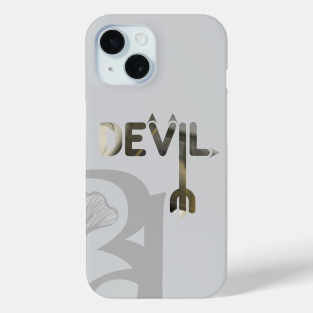DEVIL iPhone Fälle Trend Abstrakt Schwarz-weiß Case-Mate iPhone Hülle (Rückseite)
