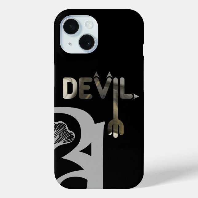 DEVIL iPhone Fälle Trend Abstrakt Schwarz-weiß Case-Mate iPhone Hülle (Rückseite)