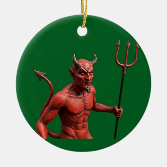 Devil Keramik Ornament (Vorne)