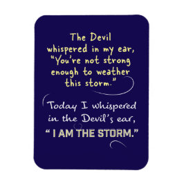 Devil murmura dans mon oreille Magnet Christian