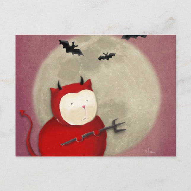 Devil Postkarte (Vorderseite)