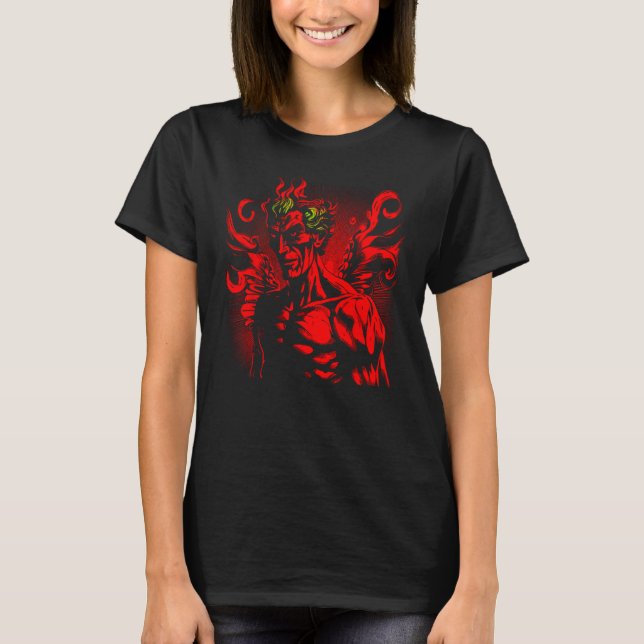 Devil Red Demon Mammon T-Shirt (Vorderseite)