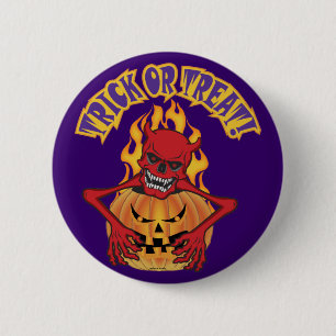 Devil Skull Button