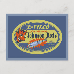 DeVILCO Linkshänder-Johnsons Postkarte