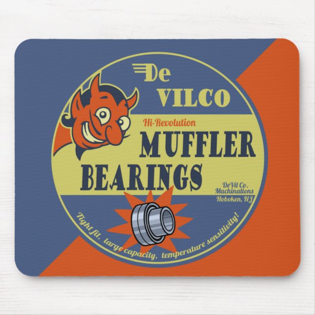 DeVILco Schalldämpfer-Lager Mousepad (Vorne)