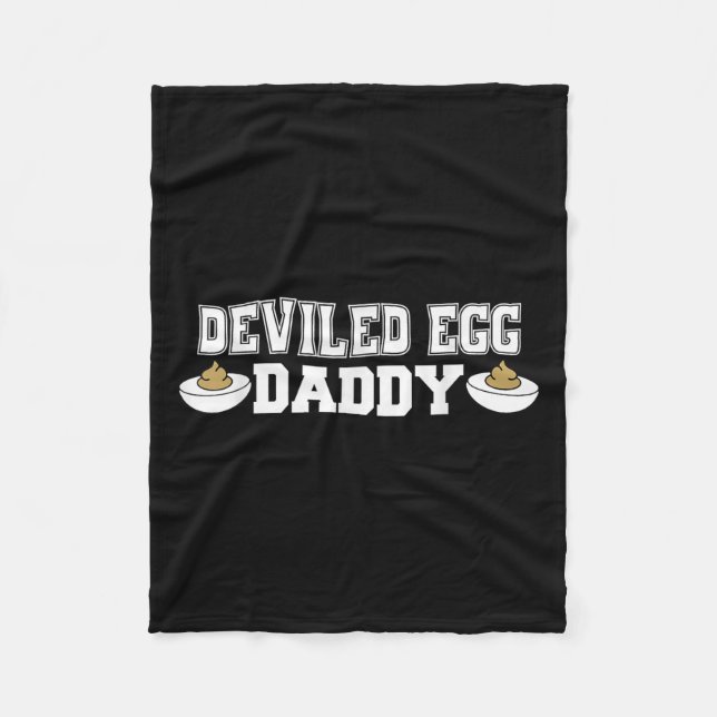 Deviled Egg Daddy - Funny Erntedank Deviled Egg Fleecedecke (Vorderseite)