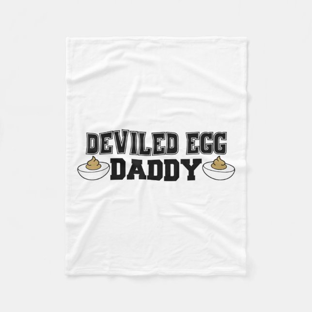 Deviled Egg Daddy - Funny Thanksgiving Deviled Egg Fleecedecke (Vorderseite)