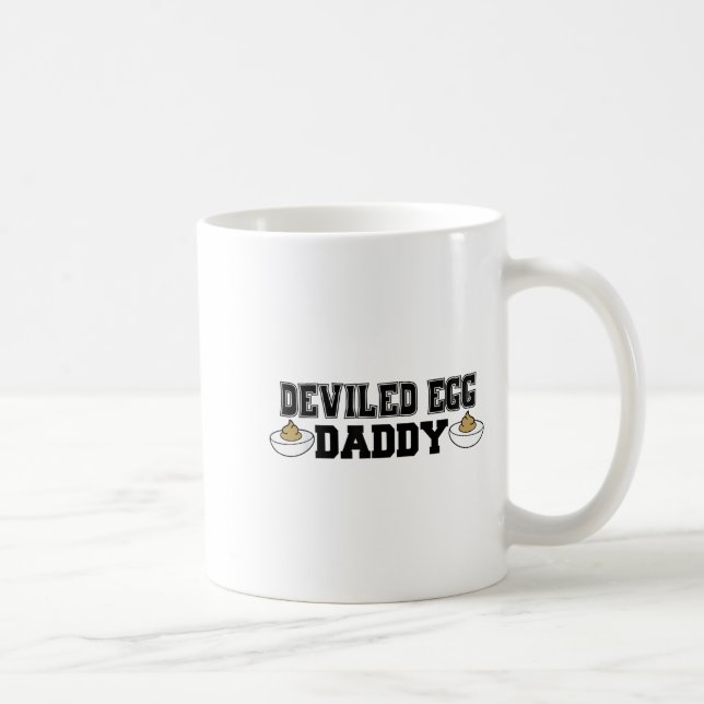 Deviled Egg Daddy - Funny Thanksgiving Deviled Egg Kaffeetasse (Rechts)