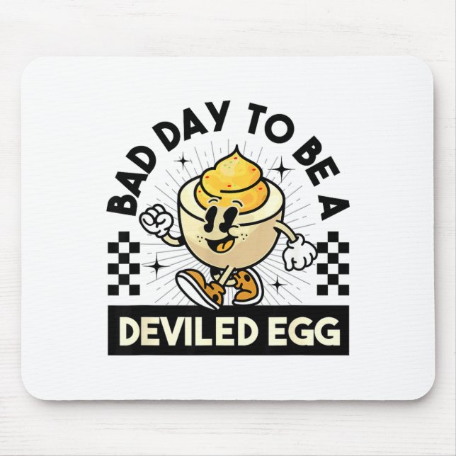 Deviled Egg Thanksgiving Eggs For Men Women Funny  Mousepad (Vorne)