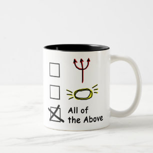 Devilish Angel Zweifarbige Tasse