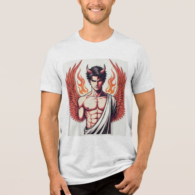 Devilish Designs Tri-Blend Shirt (Vorderseite)