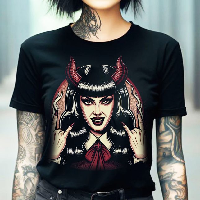 Devilish Woman T-Shirt (Von Creator hochgeladen)