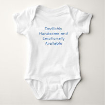 Devilishly Handsome Baby Boy's Bodysuit