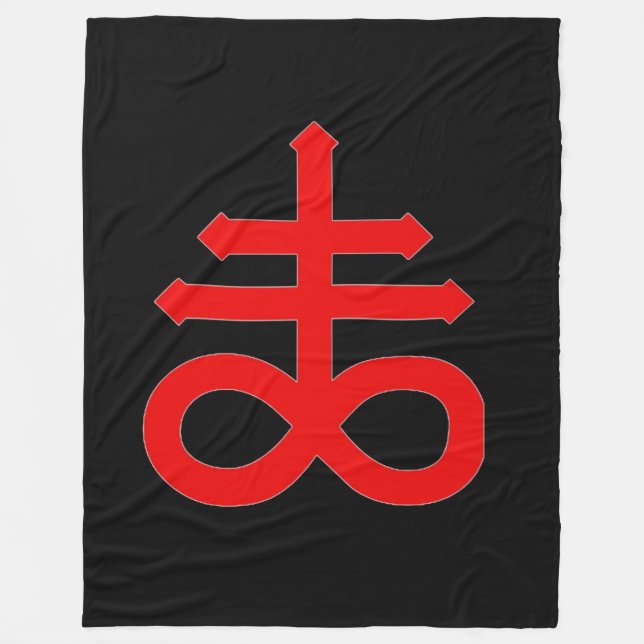 DEVILKREUZ FLEECEDECKE (Vorderseite)