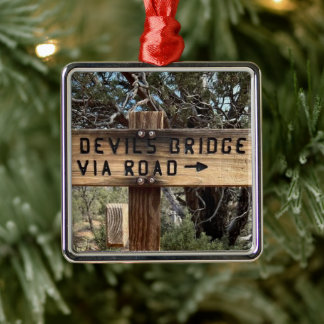 Devils Bridge Sedona Arizona Ornament Aus Metall