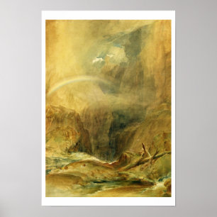 Devil's Bridge, St. Gotthard's Pass, c.1804 (w/c a Poster
