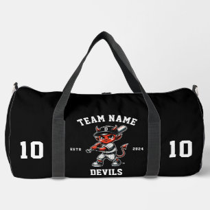 Devils "Customizable" Baseball Duffle Bag