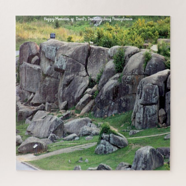 Devil's Den Gettysburg Pennsylvania Jigsaw Puzzle (Vertikal)