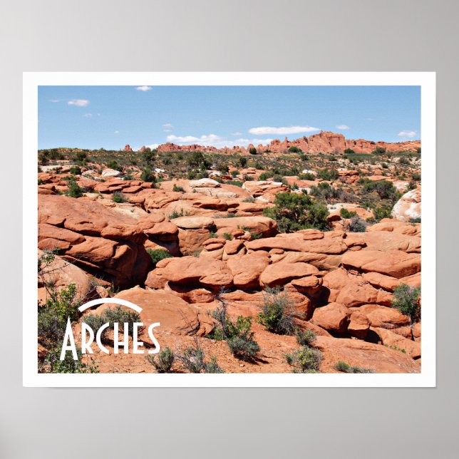 Devils Garden , Arches National Park Poster (Vorne)