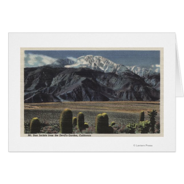 Devil's Garden Vue du Mont San Jacinto # 2 (Devant horizontal)