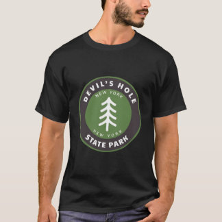Devil'S Hole State Park New York Ny Wald Baum Va T-Shirt