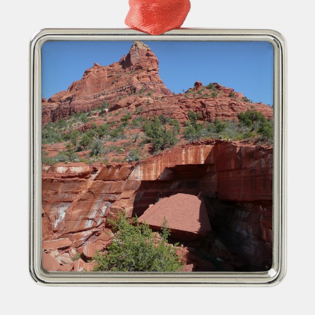 Devil's Kitchen in Sedona Arizona Ornament Aus Metall (Vorne)