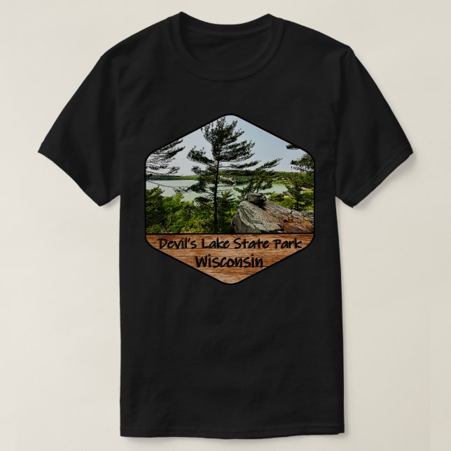 Devils Lake Staat Park - Wisconsin T-Shirt (Design vorne)
