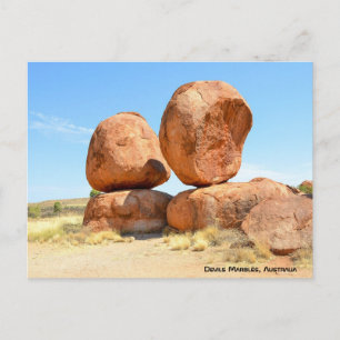 Devils Marbles, Australien Feiertagspostkarte