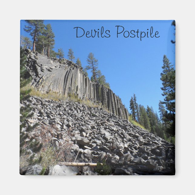 Devils Postpile National Monument Magnet (Vorne)