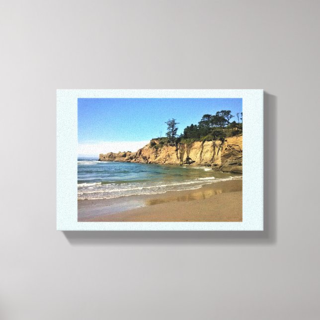 Devil's Punchbowl Staat Park, Oregon Leinwanddruck (Vorderseite)